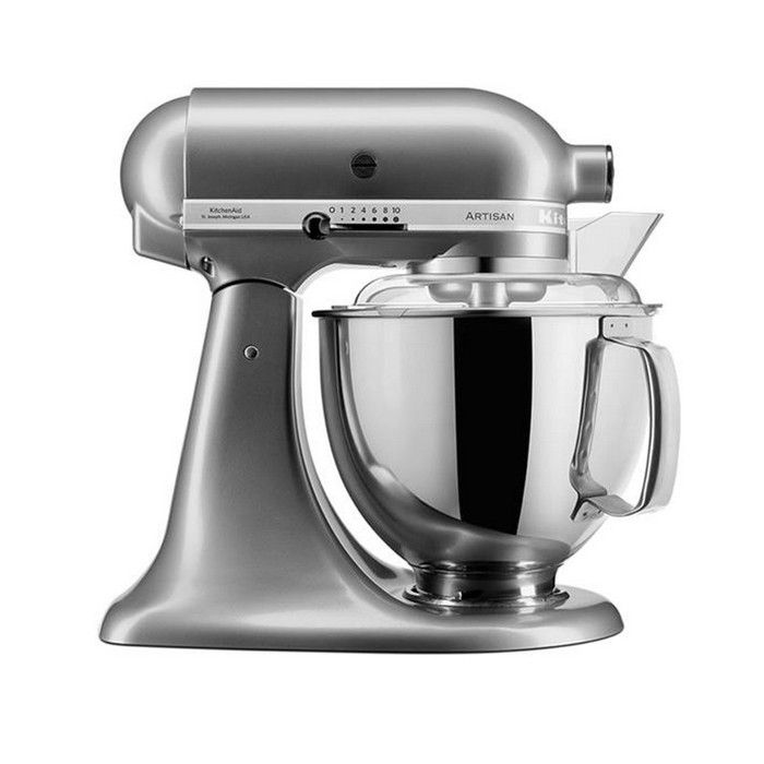 KitchenAid Artisan 5KSM175PSECU Robot pâtissier 300 Watt contour argent