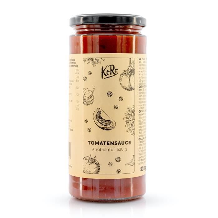 KoRo Sauce tomate Arrabbiata 530 g Cdiscount Au quotidien