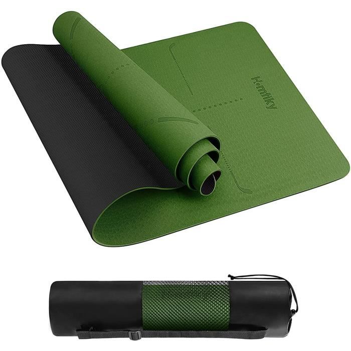 Vigoureux Chastep Tapis de Yoga 6mm Haute Densité PVC Conçu pour Le Yoga Pilates