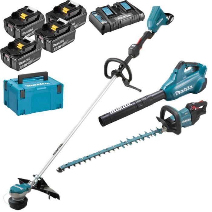 Pack Makita Jardin Débroussailleuse 36V DUR368L + Taillehaies 18V — free download