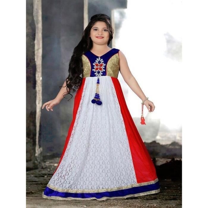 Robe bleu hotsell et rouge