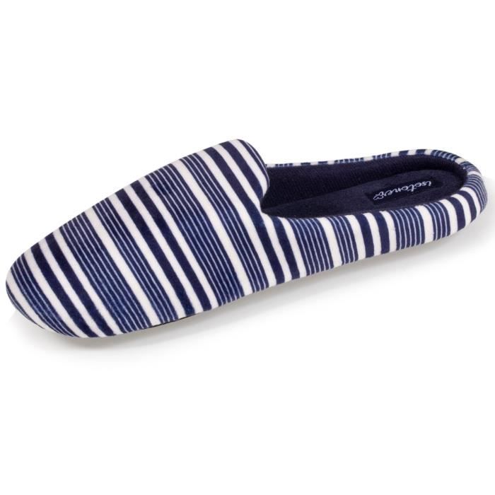 Isotoner chaussons 2025 femme soldes