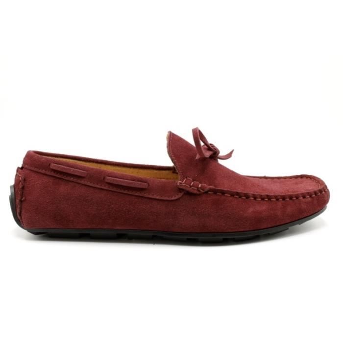 Mocassins Cuir Tods pour homme en coloris Rouge Homme Chaussures à enfiler Chaussures à enfiler Tods 