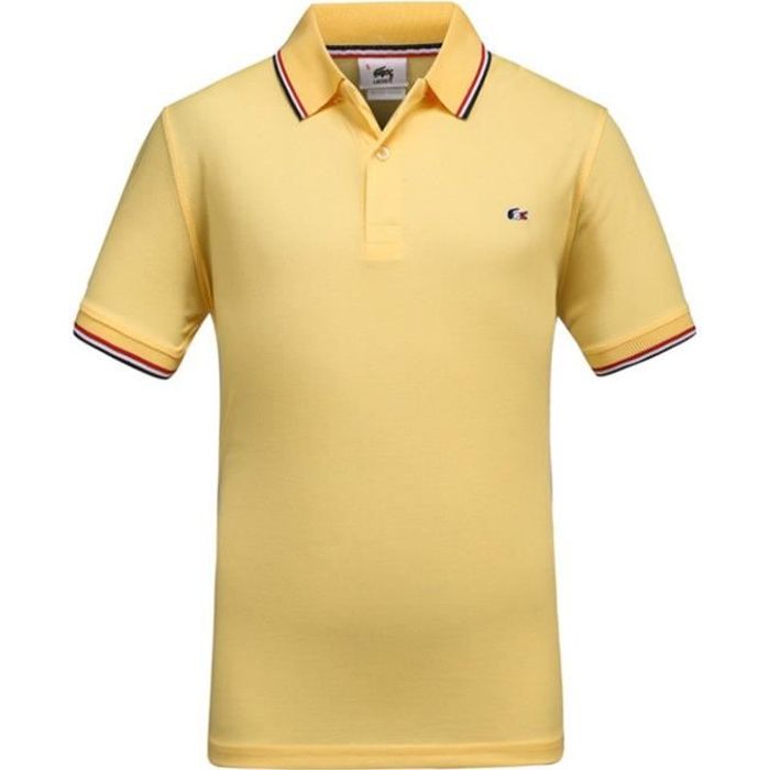 Polo lacoste femme jaune Clearance
