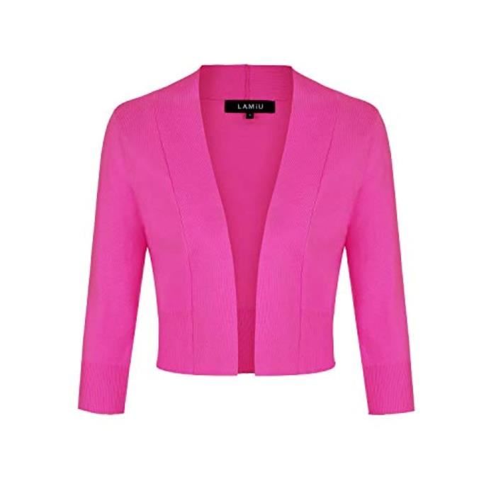 Cardigan court col v en grosse maille, boutonné La Redoute Collections | La Redoute Cardigan court col v en grosse maille, boutonné La Redoute Collections | La Redoute