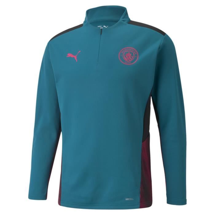 Haut dentrainement Manchester City 2021/22 - bleu canard/noir - XL