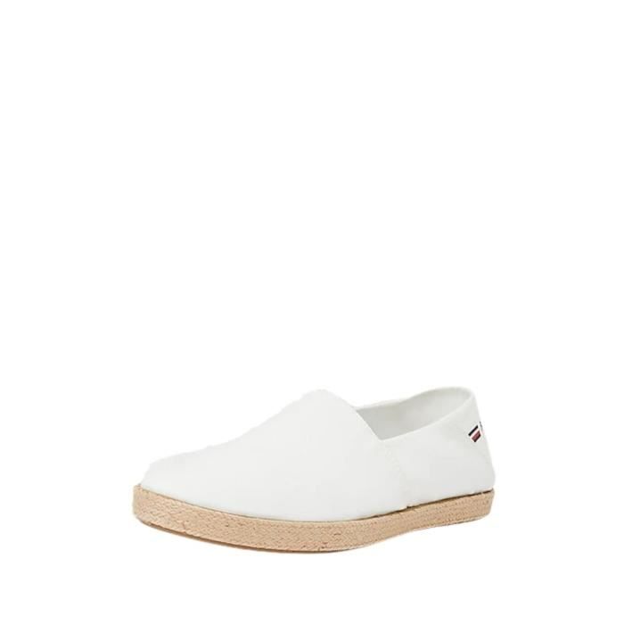 Espadrilles Homme Tommy Hilfiger Ref 56747 ybl Ecru Blanc