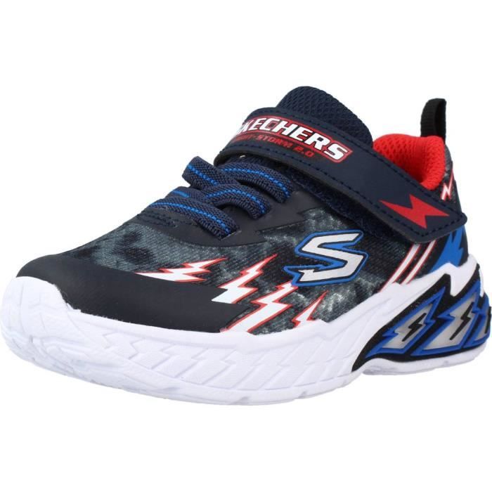 Skechers Basket - SKECHERS - 117835 - Bleu - Garçon - Lacets