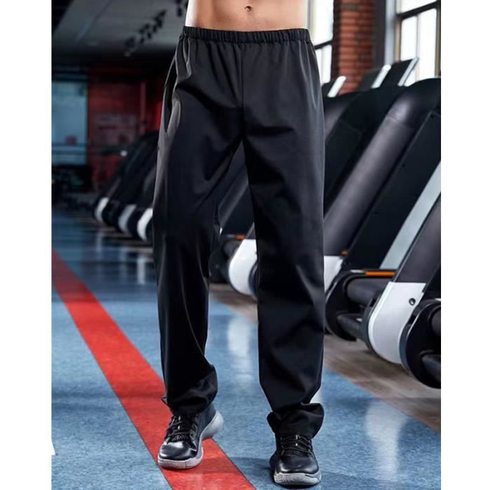 Pantalon de Sudation Homme Elastique Fitness Musculation Brûler des  graisses Suer plus Cycle de chaleur