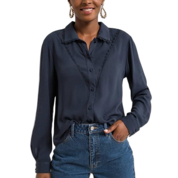 Chemise femme Only Onlgill Lace night sky S Night sky Cdiscount Pret a Porter