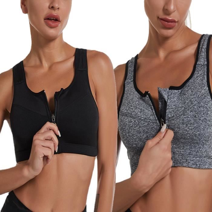 Lot de Gilet Sous-Vêtements Femmes Fermeture éclair Push Up - Main Image