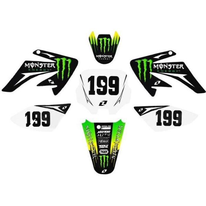 Kit déco ONE INDUSTRIES - Monster - Type CRF70 - Dirt Bike