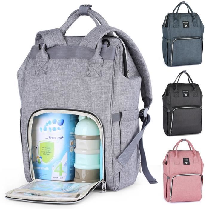 Sac à Langer à Dos Sacs à Dos à Langer Sac à Dos à Langer Pour Bébé, Sac à Langer Multifonction étanche Avec Port USB Pour Maman Et Papa, Grande Capacité, Gris Sac à Langer à Dos Sacs à Dos à Langer Sac à Dos à Langer Pour Bébé, Sac à Langer Multifonction étanche Avec Port USB Pour Maman Et Papa, Grande Capacité, Gris