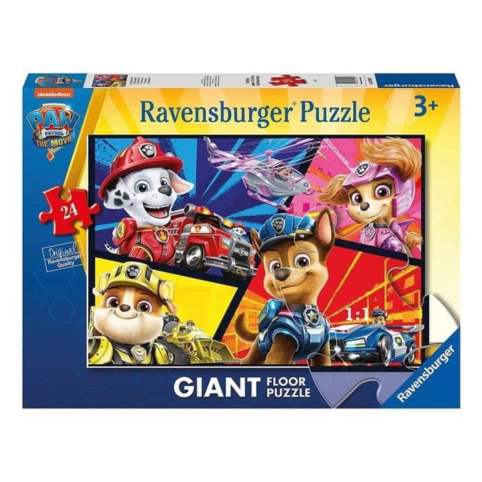 Puzzle géant 24 pièces - RAVENSBURGER - Paw Patrol - Dessins animés et ...