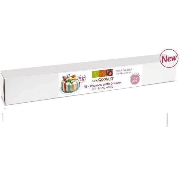 Rouleau pâte à sucre ScrapCooking - Blanc - 430 g - Pâte à sucre