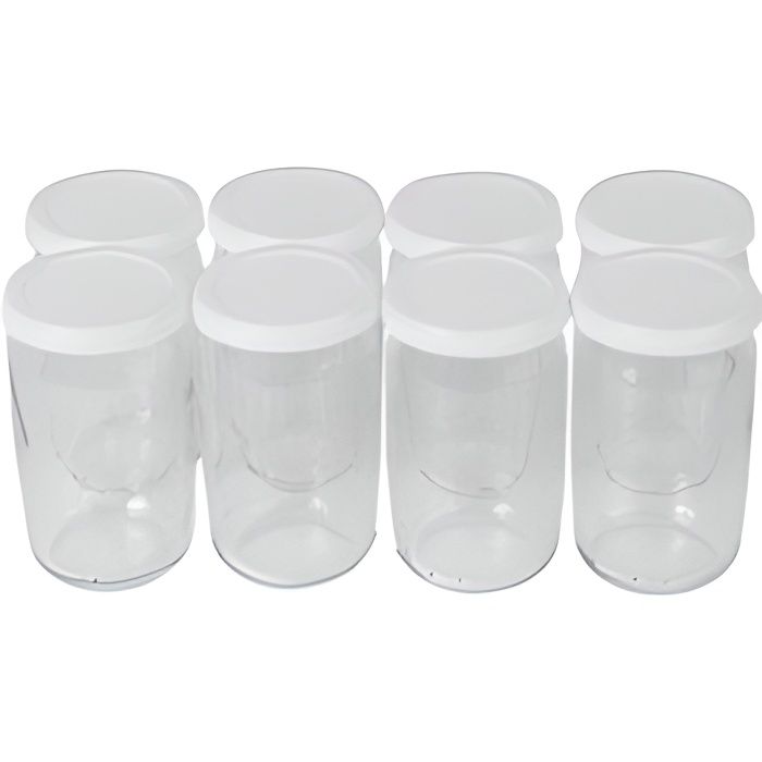 Pot Yaourt SEB par 8 Couvercle Plastique - vue 1