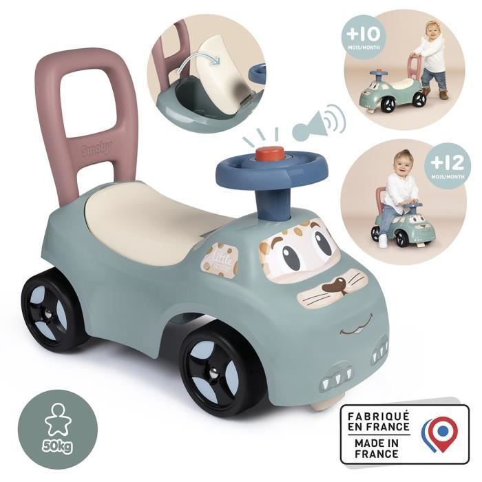 Porteur Auto Smoby 7600720542WEB – Coffre Sous La Selle, Klaxon, À Partir De 10 Mois - vue 4
