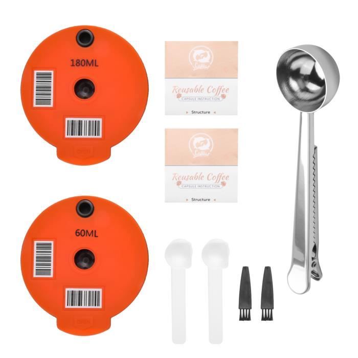 Capsules de Café Rechargeables pour Tassimo BOSCH Dosette de Café