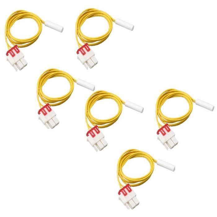Capteur De Température Et Dégivrage Pour Réfrigérateur - Résistance 2K - Compatible 0060401766A Et 0060402299 - Noir