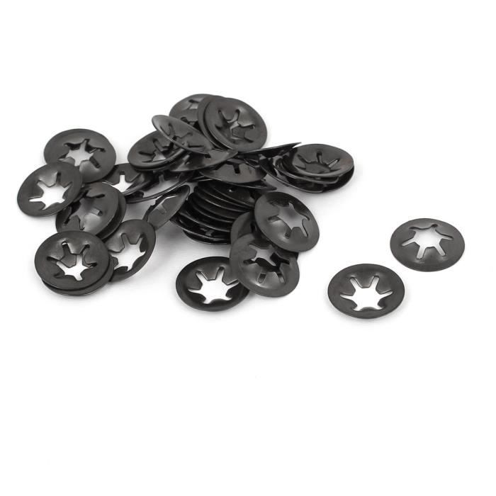 Lot De 30 Rondelles Dents Internes Uxcell - 4mm X 12mm, Blocage Anti-rotation, Parfait Bricolage