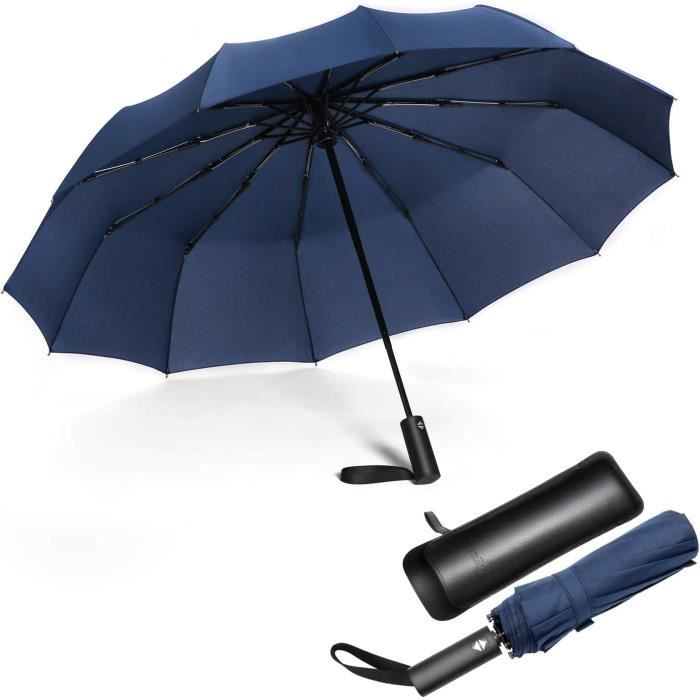Parapluie Résistant au Vent | Bord Réfléchissant Sécurité