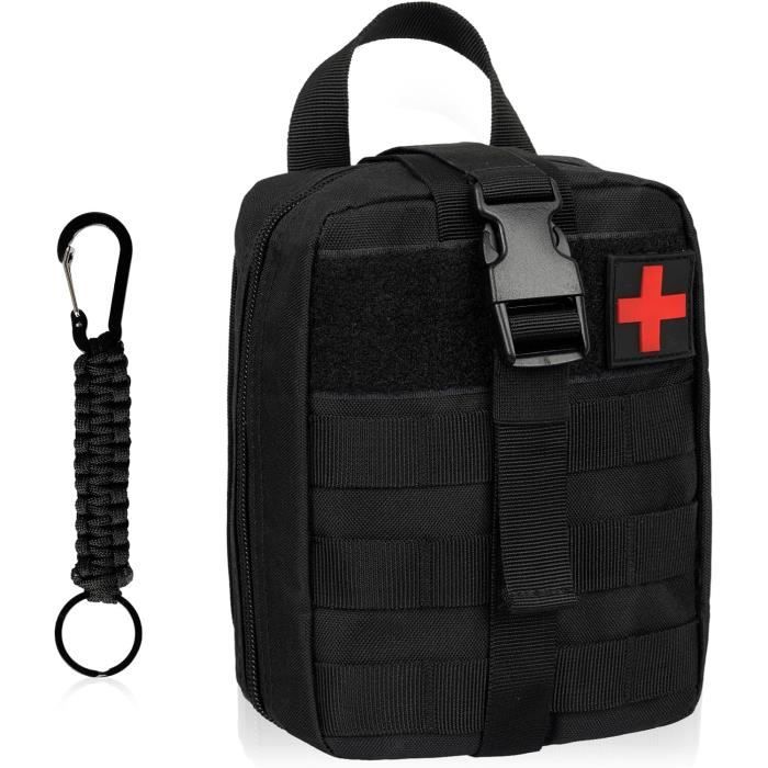 Lot De 2 Sacs Tactiques Ceinture - Nylon Imperméable, Multi-poches - Avec Mousquetons - Pour Randonnée, Camping, Quotidien