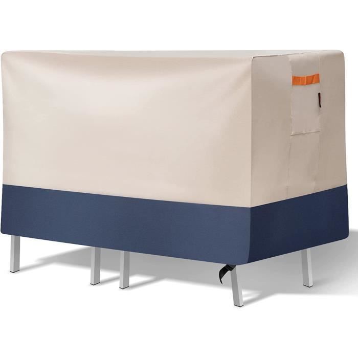 Housse De Table De Jardin 90x40x75cm - Tissu Oxford 600D Imperméable, Anti-UV, Résistante Au Vent, Protection Extérieure Pour Mobilier