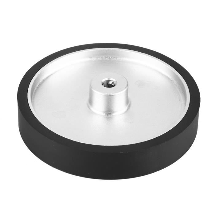 Roue D'Encodeur Aluminium + Silicone 50x6 Mm - Pour Mesure Vitesse Position Précise