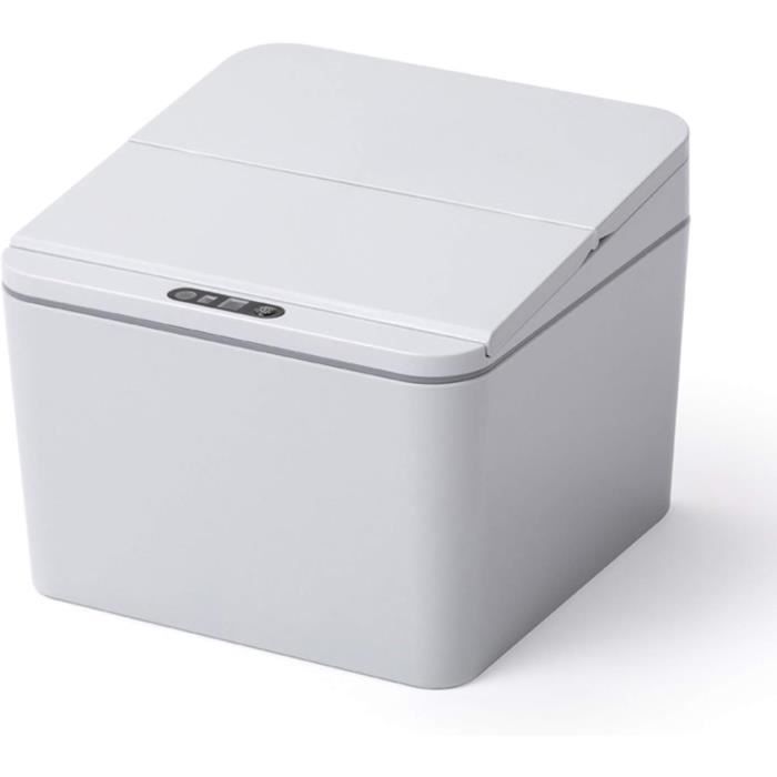 Petite Poubelle Blanche IDesign – Pour Salle De Bain, Cuisine Ou Bureau, Design Ovale Compact