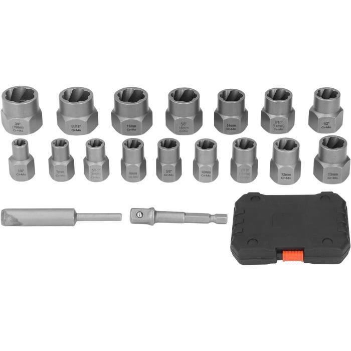 Kit Extracteur D’écrous De Roue 4 Pièces – Outil De Retrait Enjoliveurs Et Capuchons De Boulons Pour Voiture - 8