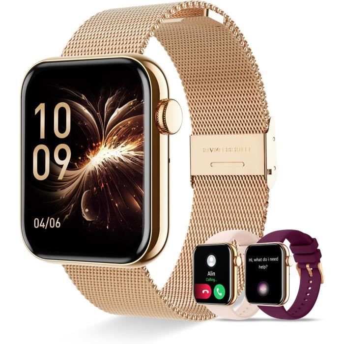 Montre Connect e Femme Avec Appels Et Notifications Messages