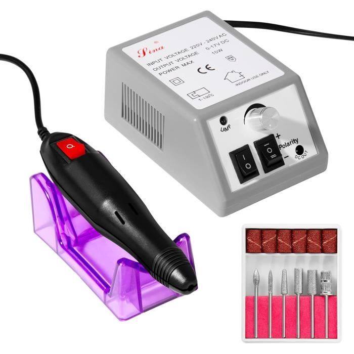 Lime A Ongle Electrique, Ponceuse Pour Ongles Professionnel Kit De — free download