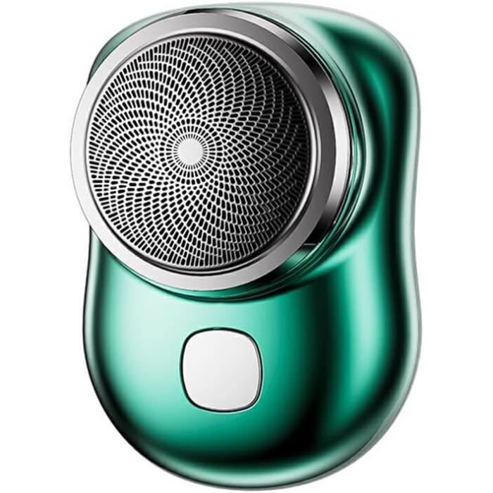 Rasoir électrique Rechargeable USB – 2 Têtes Magnétiques, Compact, Portable, Pour Barbe, Couleur Jaune