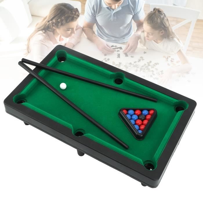 Mini jeu de billard de table Mini Table de Billard Simulation Interactive Jeu de Billard