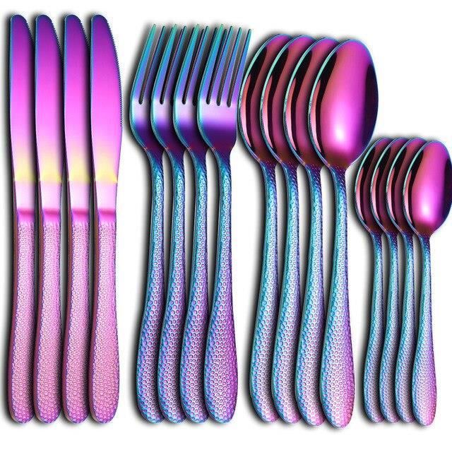 Ménagère 30 pièces en acier inoxydable, finition mate, pour 6 personnes