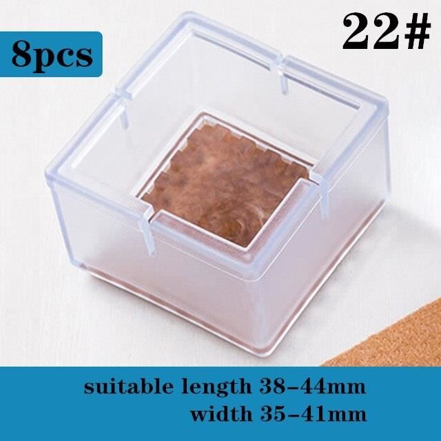 20 Coussinets / Clous En Plastique Pour Pieds De Meuble (table, Chaise) – Diamètre 22mm – Neufs