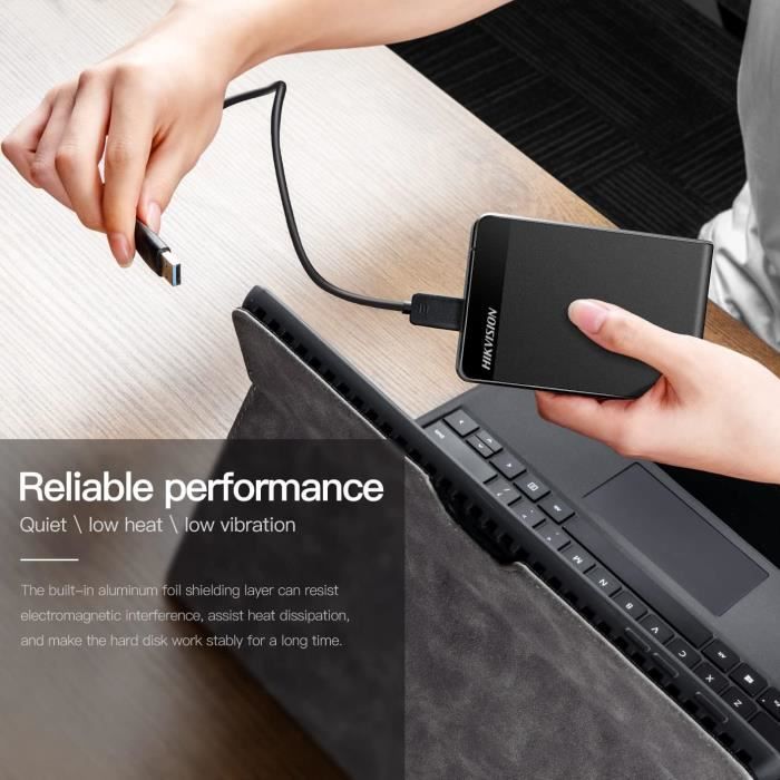 Disque Dur Externe 1To, Ultra-Mince 2.5