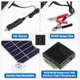 300W 12V panneau solaire chargeur de module solaire contrôleur USB pour le camping-2