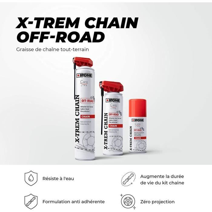 Graisse Chaîne IPONE X-Trem Chain Off-Road Spray 750ml