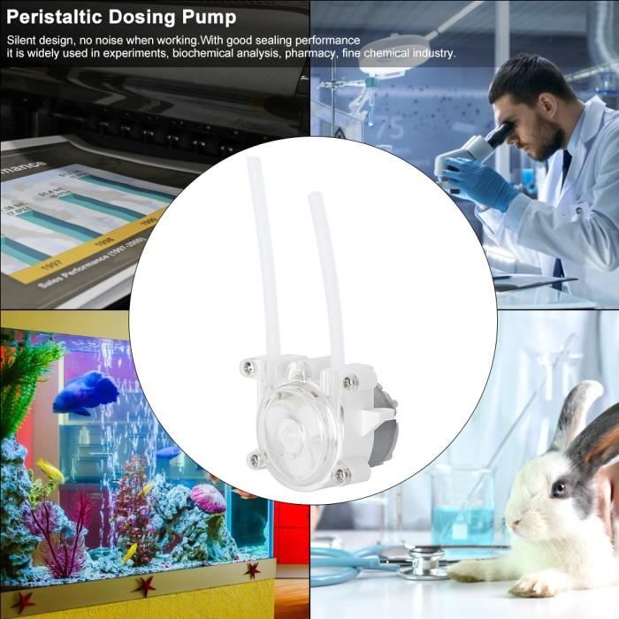 Pompe Péristaltique G628-1 Réglable - Labo, Aquarium, Dosage Précis