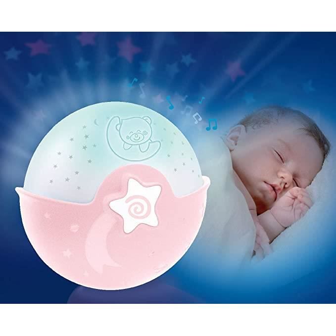 Veilleuse projecteur 3 en 1 évolutive,Détecteur des pleurs de bébé et  projecteur ciel étoilé avec mélodies et sons de la nature - Cdiscount  Puériculture & Eveil bébé