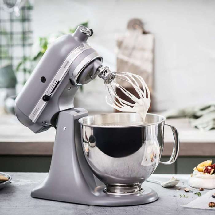 Robot pâtissier Kitchenaid ARTISAN gris étain À BOL RELEVABLE 6,6L - 5KSM70SHXEMS