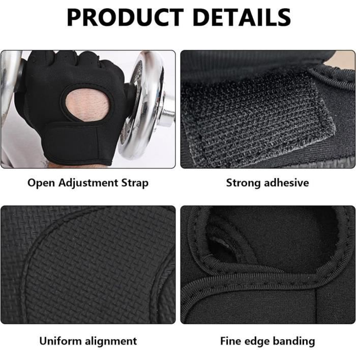 ATERCEL Gants De Musculation Antidérapants Premium – Protection Paume Et Doigts, Idéal Haltérophilie, Gym, Cyclisme Homme/Femme