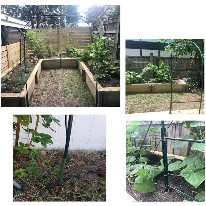 Arche de Jardin en Métal TRAHOO Arche à Rosiers Résistant aux — free download
