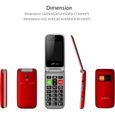 Téléphone Portable Senior ARTFONE à Clapet avec Grandes Touches et Grand Ecran de 2,4 Pouces-3