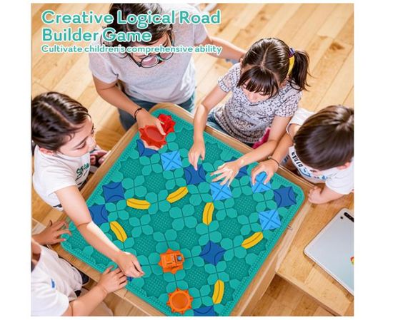Mieryd Labyrinthe Jeu De Construction 200+ Défis – Grand Plateau 56x56cm Pour 2 Joueurs | Cadeau Enfant 3-10 Ans
