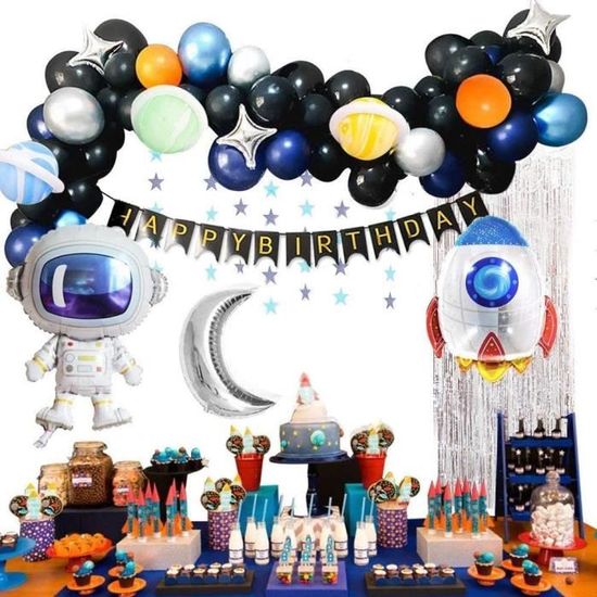 Ballon Gonflable Fusée Spatiale 44x115cm en Aluminium pour Décoration  Anniversaire Fête Party TRAHOO - Cdiscount Sport