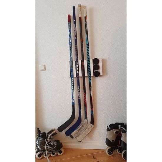 Support Mural Clipboart Pour 5 Palets De Hockey - Fixation Verticale Ou Horizontale
