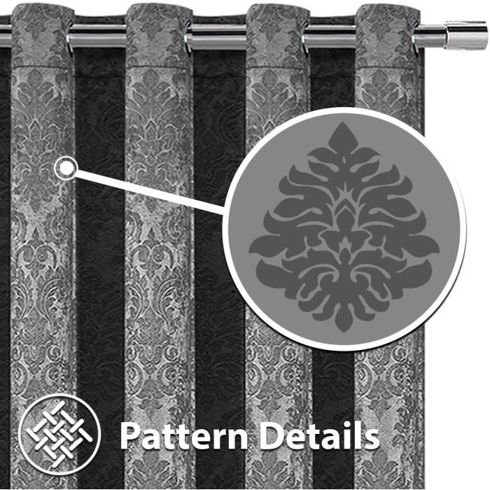 Lot De 24 Anneaux Pour Rideaux à œillets – Diamètre Intérieur 38 Mm, Noir Métal – Support 3 Kg, Coulissant Sur Tringle - 6