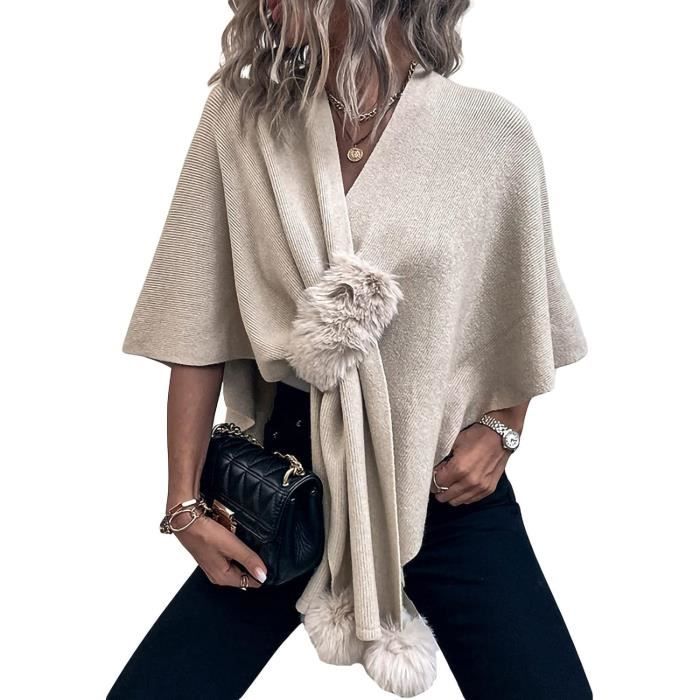 Gilet cape femme deals